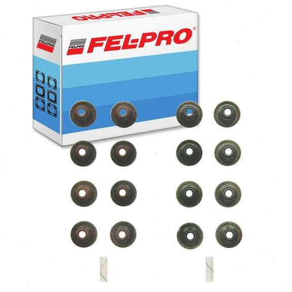 Fel-Pro Intake and Exhaust Engine Valve Stem Oil Seal Set compatible with Chevrolet Silverado 2500 HD 6.0L V8 2001-2016
