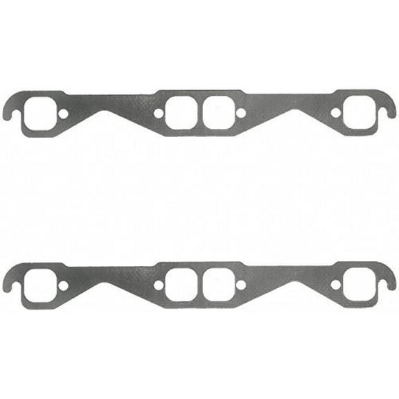 Fel-Pro MS94054 Exhaust Manifold Gasket - 1.480 x 1.540 - Steel Core Laminate - Pair Fits select: 1996-2000 CHEVROLET GMT-400, 1996-2000 CHEVROLET TAHOE
