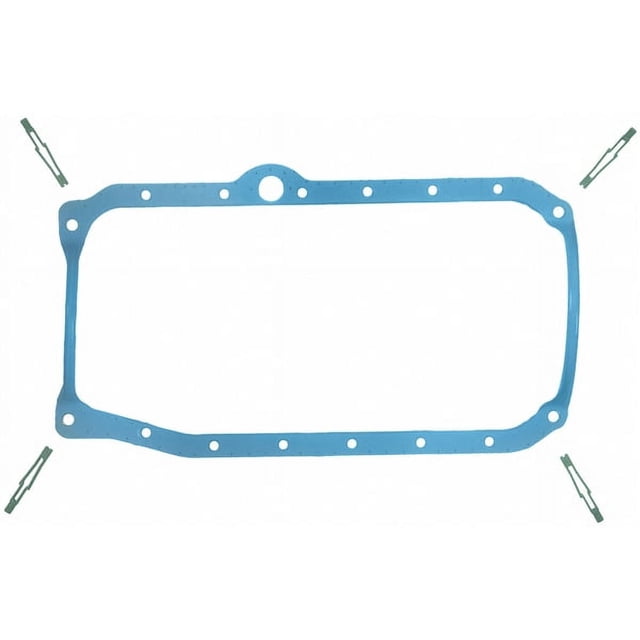 FelPro OS34502R Oil Pan Gasket 1 Piece Plastic Core Silicone