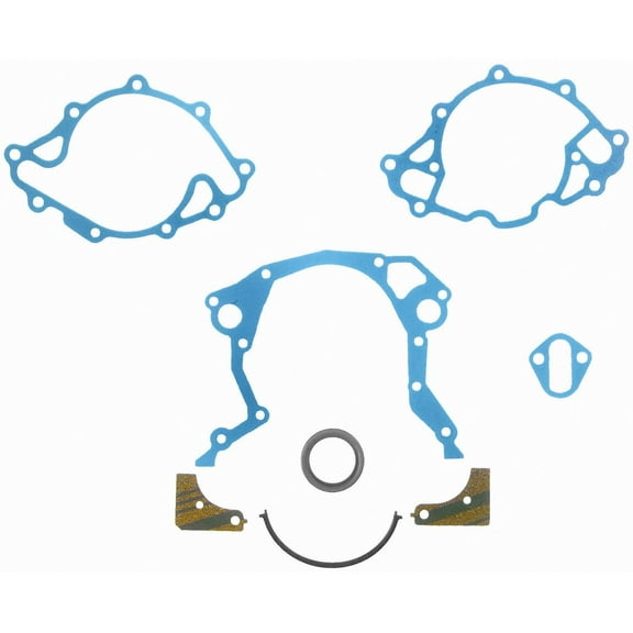Fel-Pro Timing Cover Gasket - Composite - Small Block Ford - Kit TCS 45008 Fits select: 1966-1973 FORD MUSTANG, 1975-1978 FORD F150