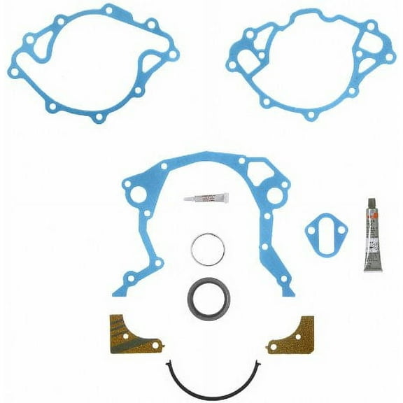 Fel-Pro Timing Cover Gasket - Composite - Small Block Ford - Kit TCS 45168 Fits select: 1966-1973 FORD MUSTANG, 1975-1978 FORD F150