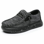 Felabo Kids Boys Slip-On Casual Loafers Canvas Walking Shoes Comfortable & Lightweight (Toddler/Little Kid/Big Kid)