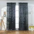 thumbnail image 1 of Feledorashia 1pcs Christmas Snowflake Curtain Smooth Soft Home Living Room Bedroom Curtain Christmas Indoor Decoration,31.49x78.74in, 1 of 6