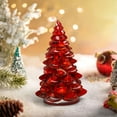 thumbnail image 1 of Feledorashia 3.34Inch Mini Christmas Tree Tabletop Ornaments - Exquisite Resin Crafts Artificial Christmas Tree Decorations for Home and Office - Christmas Gift for Family and Friends, 1 of 6