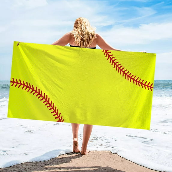 Feledorashia 30x60'' Oversized Microfiber Beach Towels Large Quick Dry Beach Towels Absorbent Lightweight Sand Proof Beach Towels Multi-purpose Indoor Outdoor Towels