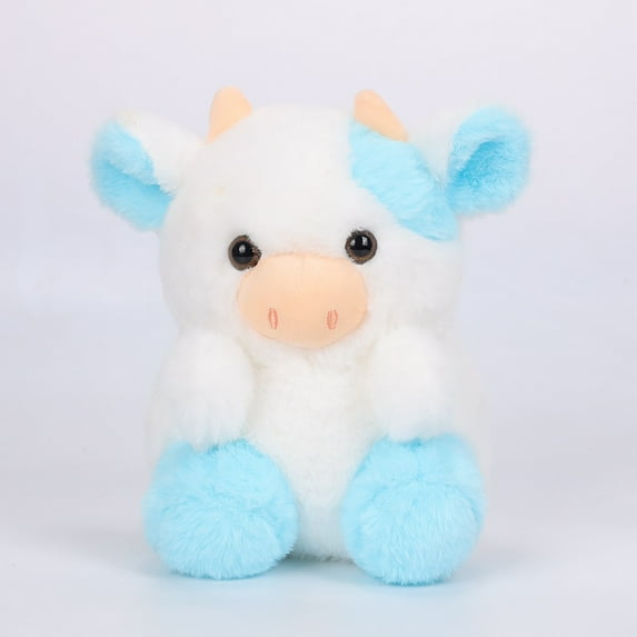 Feledorashia 9" Cow Stuffed Animals Soft Cuddly Cow Plush Stuffed Animal Toys for Kids 2-8 Years Birthday Christmas Gifts for Adults & Kids
