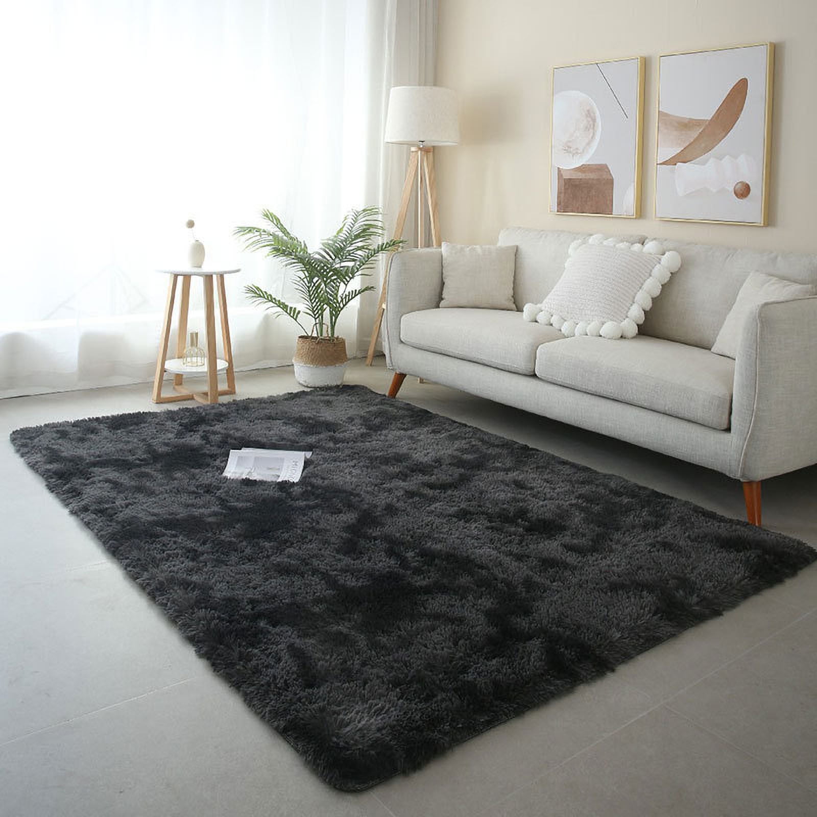 Feledorashia Area Rugs for Living Room, Fluffy Shag Large Fuzzy Plush ...