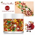 thumbnail image 1 of Feledorashia Christmas Body Glitter, Nail Art Glitter, Christmas Gel Sequins for Face and Hair, Gentle Adhesive Gel, 1 of 7