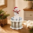 thumbnail image 1 of Feledorashia Christmas Cash Gift Holder, Wooden Money Display Stand, Santa Snowman or Reindeer Character with Layered Slots for Holiday Notes, Freestanding Tabletop Accent for Mantel and Party Decor, 1 of 7