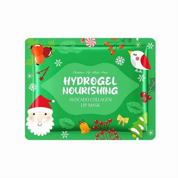 Feledorashia Christmas Lip Care, Lip Mask, Moisturizing Lip Patch for Dry Lips, Hydrating and Softening formula