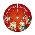 thumbnail image 1 of Feledorashia Christmas Tree Skirt Clearance - 35Inch Velvet Tree Skirt Christmas Decorations, 1 of 6