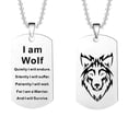 thumbnail image 1 of Gifts for Him Feledorashia Necklaces for Men Valentine's Day Gifts Fashion Men's Wolf Pendant Necklace Fathers Day Gifts, 1 of 2