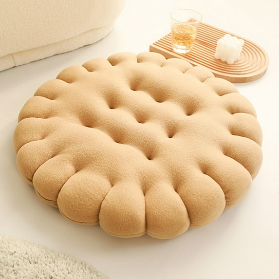 Feledorashia Creative Round Chair Cushions, Thick Soft Seat Cushions Chair Seat Pad Floor Cushion Pillow Round Stool Pad, for Home Office Balcony Garden Patio