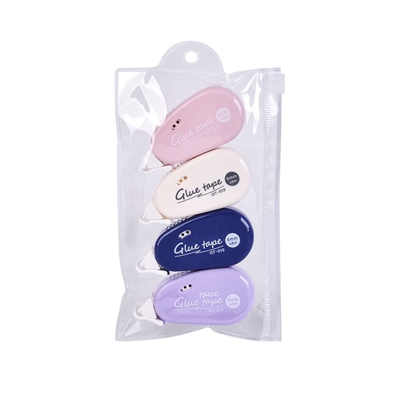 Feledorashia Double Sided Tape Roller, Adhesive Tape Runner, Scrapbooking Craft Tape for Journaling and Office Use, Mess-Free Glue Tape with Compact Design and Long Lasting Stickiness