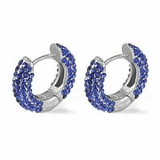 Feledorashia Earrings for Women Mather's Day Gifts Ear Clip Popular Earrings C-Shaped Point Diamond Alloy Earrings Personality Girl