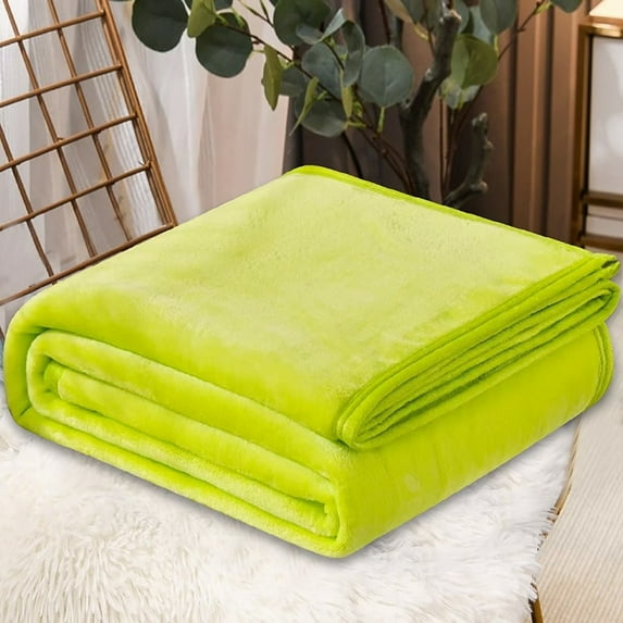 Feledorashia Flannel Throw Blanket - Super Soft and Thickened Blankets for Couch ,Bed, Office Nap - Cozy Throw Fleece Blanket for Ultimate Comfor