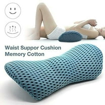 Feledorashia Lumbar Support Pillow for Sleeping, Back Pillow for Office Chair and Car Seat, Memory Foam Back Support Pillow for Lower Back Pain Relief, Lumbar Pillow for Sleeping