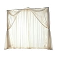 thumbnail image 1 of Feledorashia Mosquito Net Curtains, Outdoor Mesh Drapes, Rod Pocket Sheer Fly Screen for Patio Garden, Breathable Waterproof Nylon Fabric for Porch Gazebo Pergola Protection, 1 of 6
