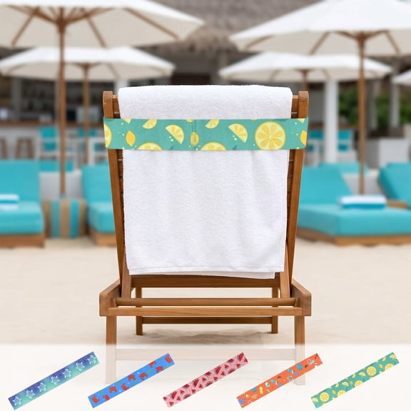 Feledorashia Outdoor Beach Towel Strap, Windproof Elastic Bath Towel Holder, Adjustable Nylon Spandex Strap for Securing Towels Chairs and Picnic Mats, Lightweight Durable Portable Outdoor Accessory