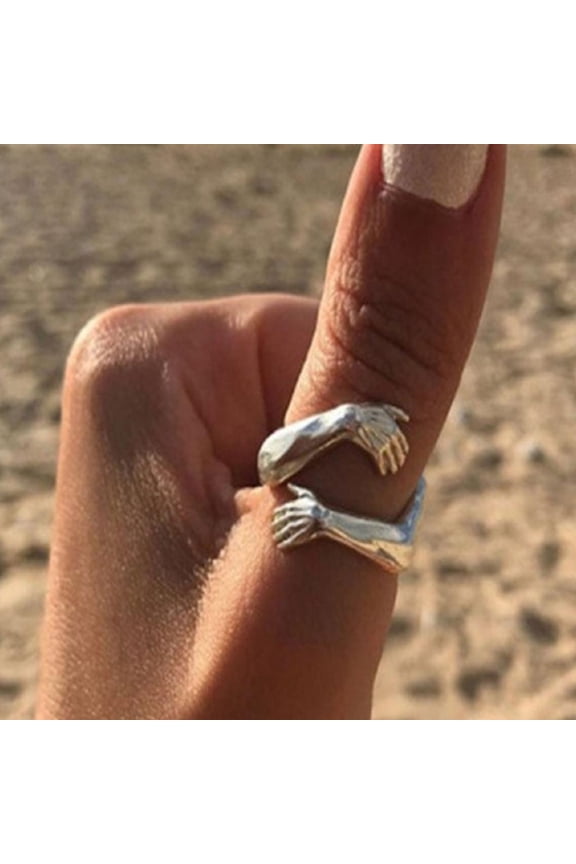 Rings for Women Mather's Day Gifts Gold Silver Personality Ring Adjustable Fashion Hugging Open Ring