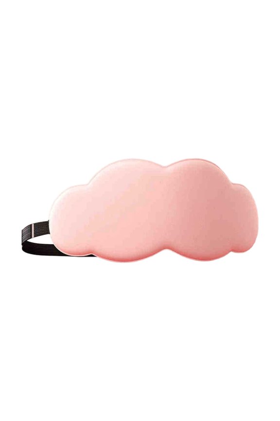 Sleep Mask, Light Blocking Eye Mask, 6D Cloud-Shaped Breathable Adjustable Strap Sleep Mask for Women, Soft Comfortable Fabric for Naps and Travel