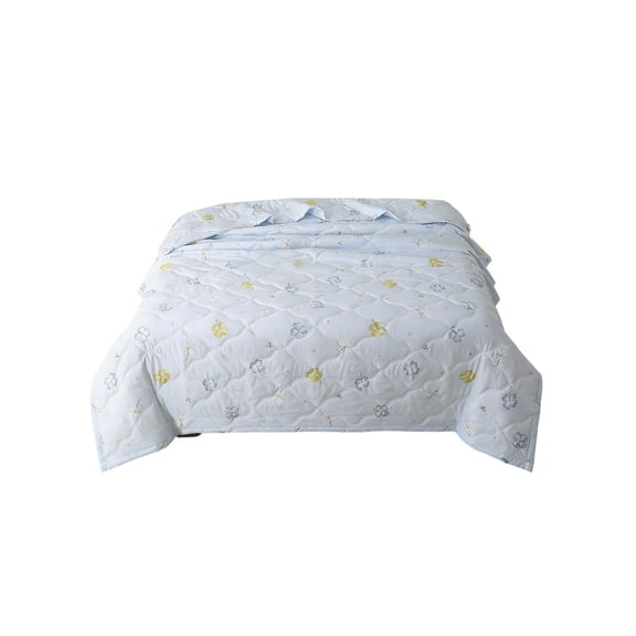 Feledorashia Summer Quilt, Thin Quilt, Breathable Washable Lightweight Quilt, Soft Durable Nylon Spandex Material