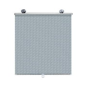 Feledorashia Sun-Proof and Heat-Insulating Curtain for Automobile Sunshade Automatic Roller Shutter Household Automatic Retractable Window Sunshade for Automobile Sunshade,19.68x49.21in Gray
