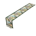 thumbnail image 1 of Feledorashia Table Runner, Floral Table Runner, Vintage Patchwork Linen Table Runner with Multicolor Tassels for Dining Room Sideboard Decor, Thick High-Density Woven Fabric with Matte Texture, 1 of 7