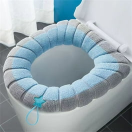 Feledorashia Waterproof Foam Toilet Seat Cushion Soft Thickened Toilet Seat Pads EVA Print Toilet Seat Cushion Easy to Install and Clean All Year Round Universal Walmart