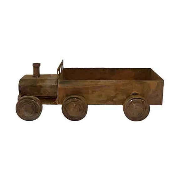 Feledorashia Train Shaped Flower Pot, Decorative Garden Planter, Indoor Outdoor Locomotive Style Plant Container with Drainage, Rust-Proof Metal Material for Patio Yard Balcony Home Décor