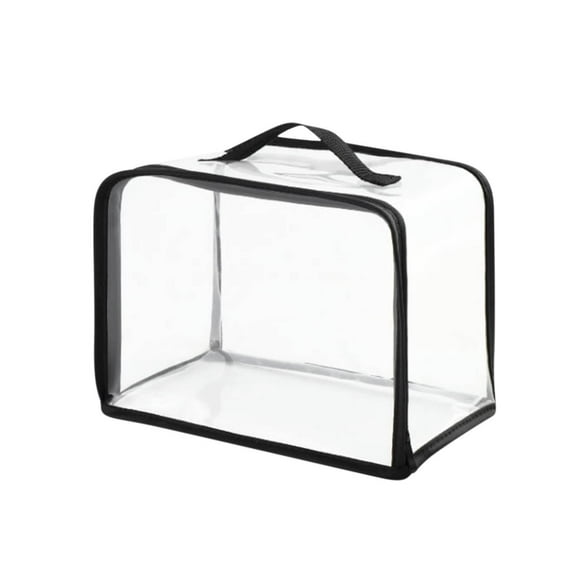 Feledorashia Transparent Storage Bags, Water Dusty Proof Visual Storage Organizer, Three-dimensional Storage Bags for Womens Bags,9.4x3.5x7.9inch