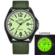 Feledorashia Watch for Men Valentine's Day Gifts Military Mens Quartz Army Watch Black Dial Date Luxury Sport Wrist Watch