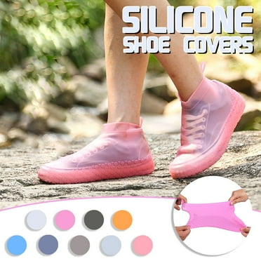 Feledorashia Waterproof Shoe Covers for Rain, Reusable Overshoes, Silicone Elastic Non-slip Rain Shoe Covers, Portable Foldable Outdoor Shoe Cover