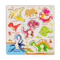 thumbnail image 1 of Feledorashia Wooden Puzzles for Toddlers 1-3, Early Education Toddler Jigsaw Puzzles Toys Christmas Gifts for 2 3 Years Boys Girls, 1 of 7