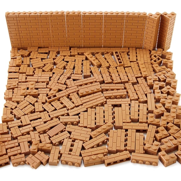 260 Pieces Masonry Profile Bricks Set Multicolor Building Blocks for Wall MOC Parts and Pieces Diverse Bulk Toy Set Compatible with Major Brands