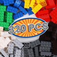 thumbnail image 1 of 2x4 Bricks 320 Pieces Multicolored Basic Parts Building kit Creative Play Set Blocks Toy Accessories Compatible with 3001 Major Brands (8 Mixed Color), 1 of 8