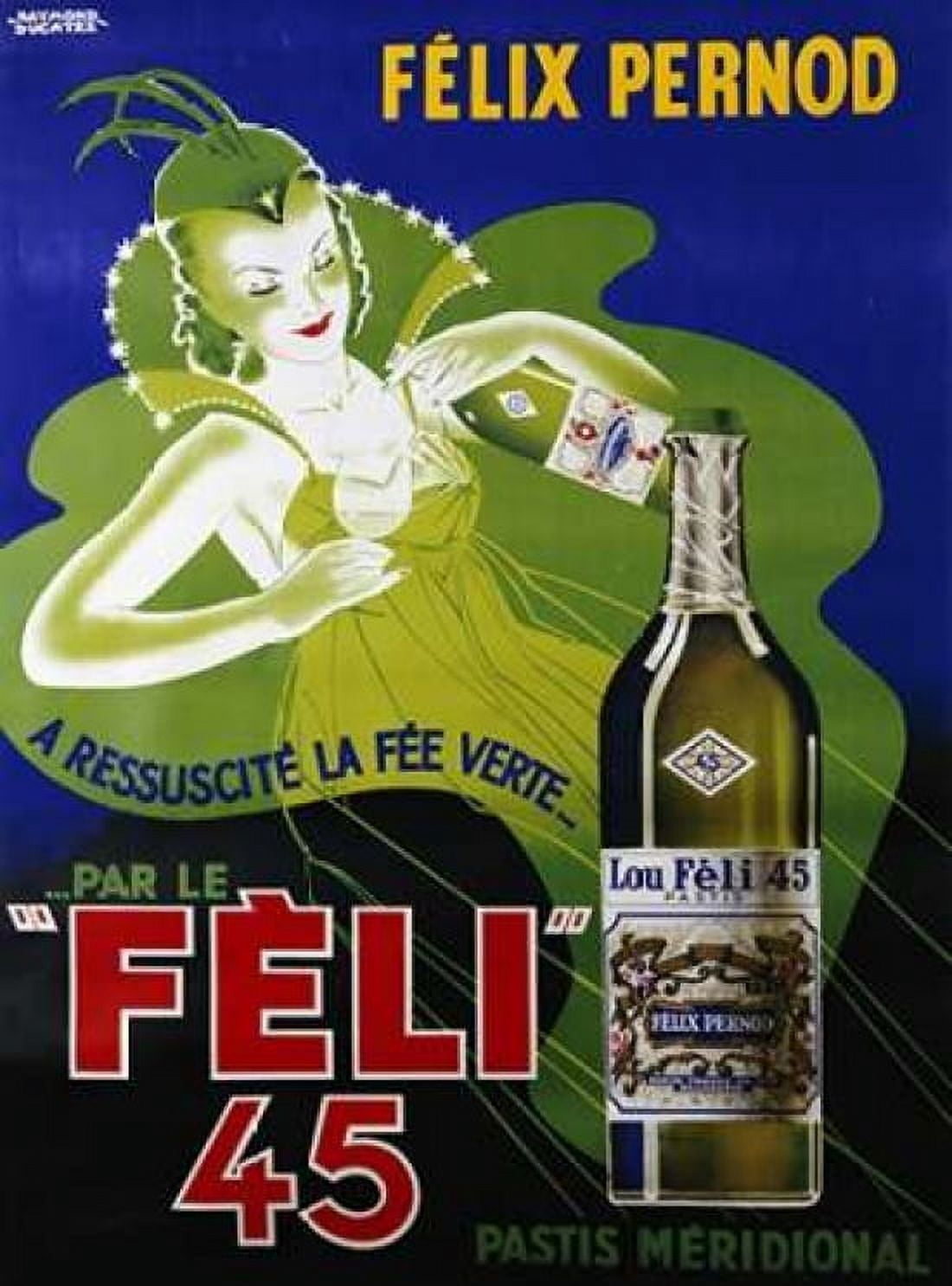 Feli 45 Canvas Art - Raymond Ducatez (18 x 24)