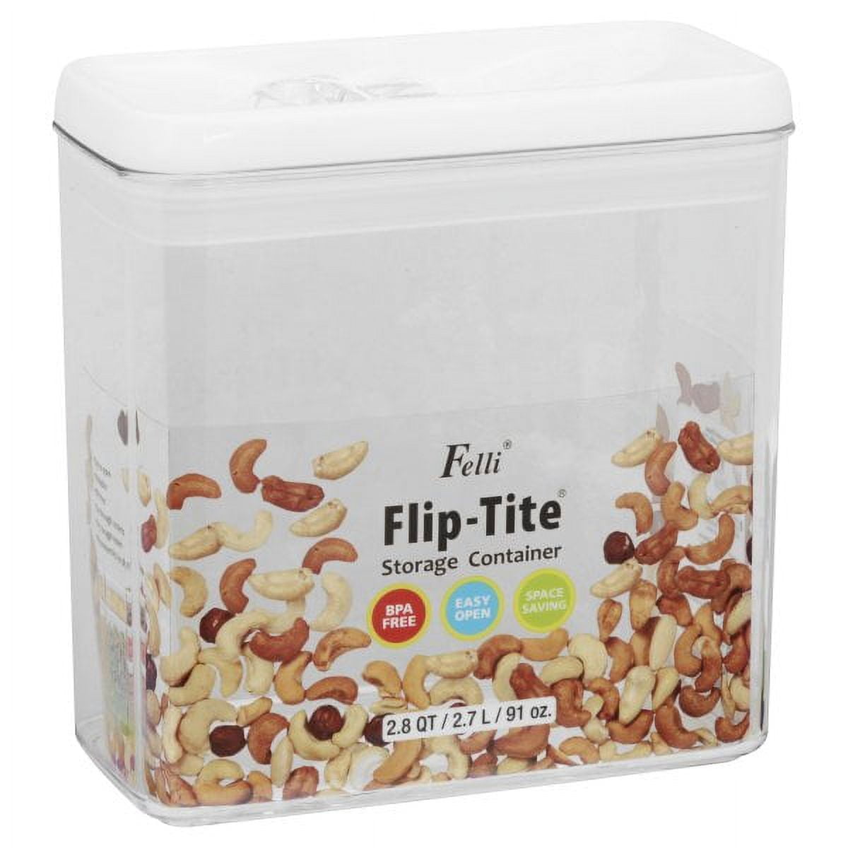 Feli Flip-Tite Clear Acrylic Airtight Food Storage Container