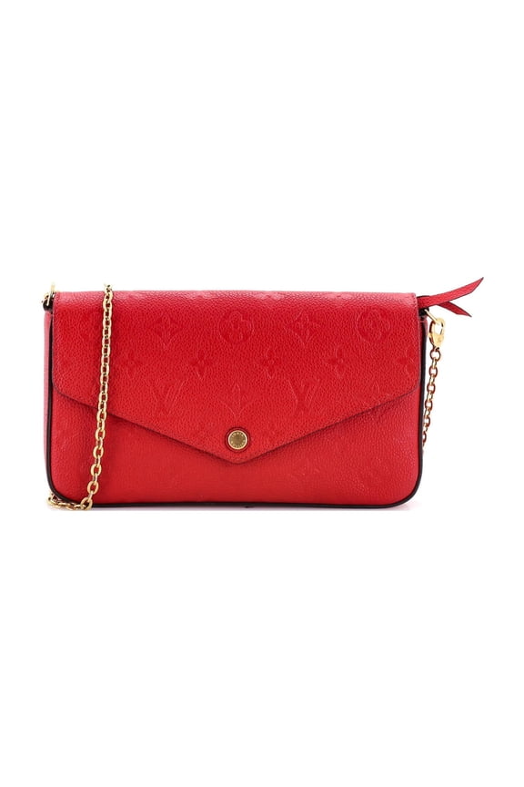 Felicie Pochette Monogram Empreinte Leather By Rebag
