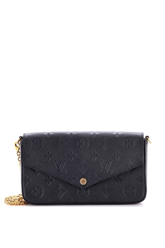Felicie Pochette Monogram Empreinte Leather By Rebag