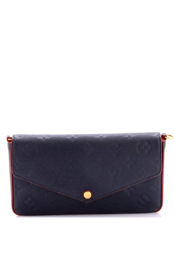 Felicie Pochette Monogram Empreinte Leather By Rebag