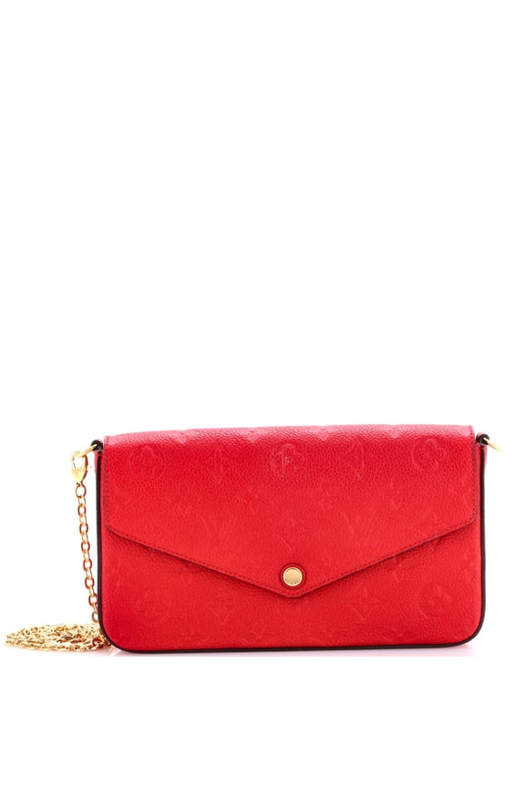 Felicie Pochette Monogram Empreinte Leather By Rebag
