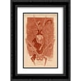 thumbnail image 1 of Felicien Rops 2x Matted 18x24 Black Ornate Framed Art Print 'The Sentimental Initiation', 1 of 2