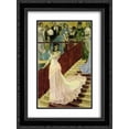 thumbnail image 1 of Felicien Rops 2x Matted 20x24 Black Ornate Framed Art Print 'The Row', 1 of 2
