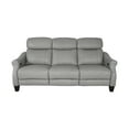 thumbnail image 1 of Felicity 84" Zero Gravity Power Reclining Sofa in Silver Leather, 1 of 19
