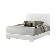 Felicity Eastern King Panel Bed Glossy White