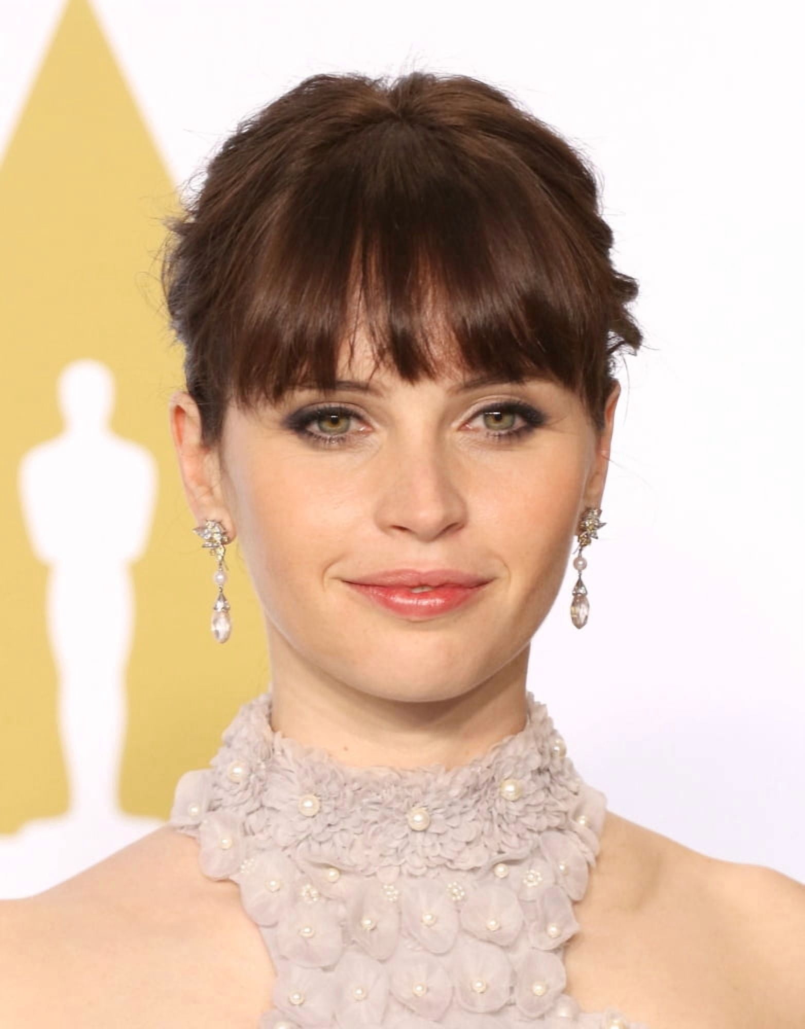 Felicity Jones In The Press Room For The 87Th Academy Awards Oscars 2015 - Press Room 2 Canvas Art - (16 x 20)