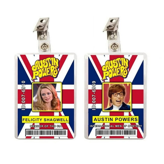 Felicity Shagwell Set of 2 ID Badges