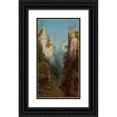 thumbnail image 1 of Feliks Brzozowski 9x14 Black Ornate Wood Framed Double Matted Museum Art Print Titled: Fathers at the Prądnik River (1879), 1 of 5