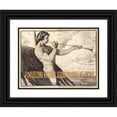 thumbnail image 1 of Feliks Wygrzywalski 24x19 Black Ornate Framed Double Matted Museum Art Print Titled: Universal Exhibition of Polish Art in Lviv (1894), 1 of 5